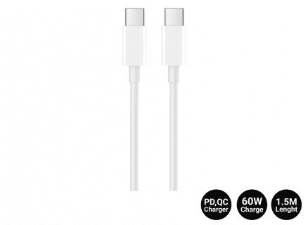 Cáp Sạc Nhanh C to C 1m 60W CUKTECH CTC310N