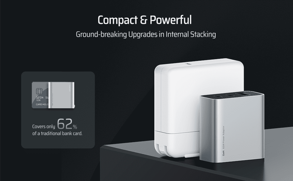 Củ sạc nhanh GaN 65W CUKTECH AD653C 17 CUKTECH AD653C Thiết kế nhỏ gọn – Linh hoạt trong mọi hành trình