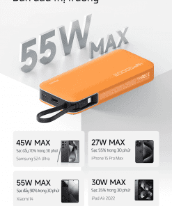 CUKTECH PB200N Pin sạc dự phòng 20000mAh 55W 40 CUKTECH PB200N Pin sạc dự phòng 20000mAh 55W - Hình 17