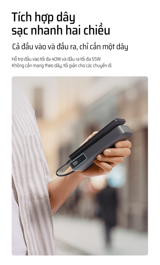 CUKTECH PB200N Pin sạc dự phòng 20000mAh 55W 20 CUKTECH PB200N Pin sạc dự phòng 20000mAh 55W - Ảnh 20