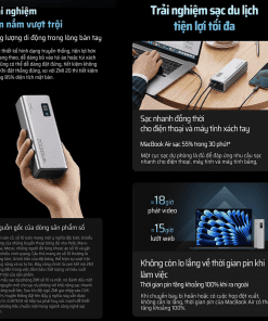 CUKTECH PB200P pin sạc dự phòng 20000mAh 150W - Hình 9