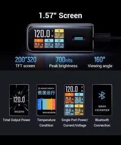 Củ sạc nhanh GaN CUKTECH AD1204U 120W 4 cổng 9 Củ sạc nhanh GaN CUKTECH AD1204U 120W 4 cổng - Hình 3