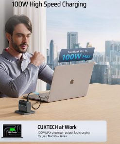 Bộ Sạc Nhanh 3 cổng 100W CUKTECH AD1003US - Hình 6