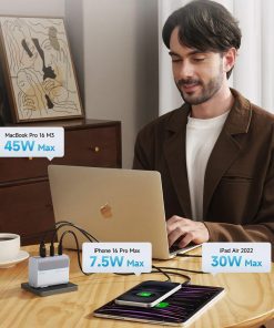 Củ Sạc GaN 3 cổng 100W CUKTECH AD1003CH - Hình 3