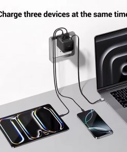 CUKTECH AD653W Củ sạc mini có cáp thu gọn 67W - Hình 4