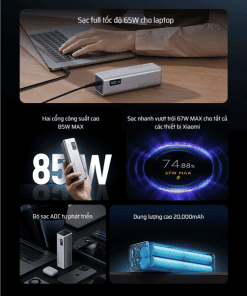 CUKTECH PB200 Sạc Dự Phòng 20000mAh 100W - Hình 10