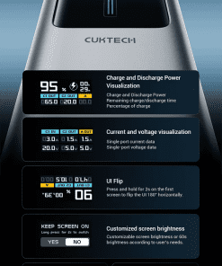 Cuktech PB150P Pin sạc dự phòng 15000mAh 150W 35 Webmau16.com Pin Du Phong Cuktech No 10 Plus Power Bank 15 000mah 150w Pd3 0 Pps5a Qc Mi Turbro 120w Pb150p 14 - Hình 15