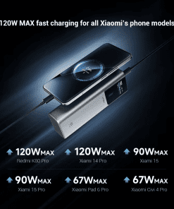 Cuktech PB150P Pin sạc dự phòng 15000mAh 150W 26 Webmau16.com Pin Du Phong Cuktech No 10 Plus Power Bank 15 000mah 150w Pd3 0 Pps5a Qc Mi Turbro 120w Pb150p 7 - Hình 6