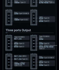 CUKTECH AD1404U Bộ sạc nhanh 140W 4 cổng 33 CUKTECH AD1404U Bộ sạc nhanh 140W 4 cổng - Hình 17