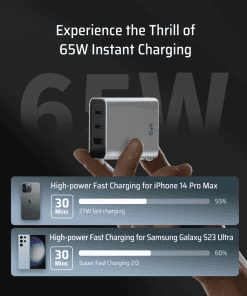 Củ sạc nhanh GaN 65W CUKTECH AD653C 10 Củ sạc nhanh GaN 65W CUKTECH AD653C - Hình 4