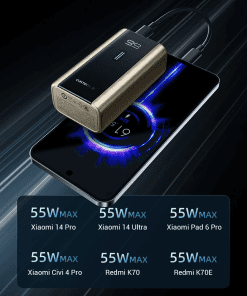 Sạc Dự Phòng Cuktech PB060 6000mAh 55W 17 Sạc Dự Phòng Cuktech PB060 6000mAh 55W - Hình 8