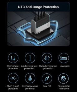 CUKTECH AD1404U Bộ sạc nhanh 140W 4 cổng 21 CUKTECH AD1404U Bộ sạc nhanh 140W 4 cổng - Hình 5