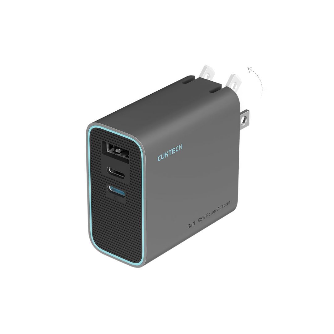 Củ Sạc nhanh 3 cổng 65W Cuktech AD653CUS 1 Củ Sạc nhanh 3 cổng 65W Cuktech AD653CUS