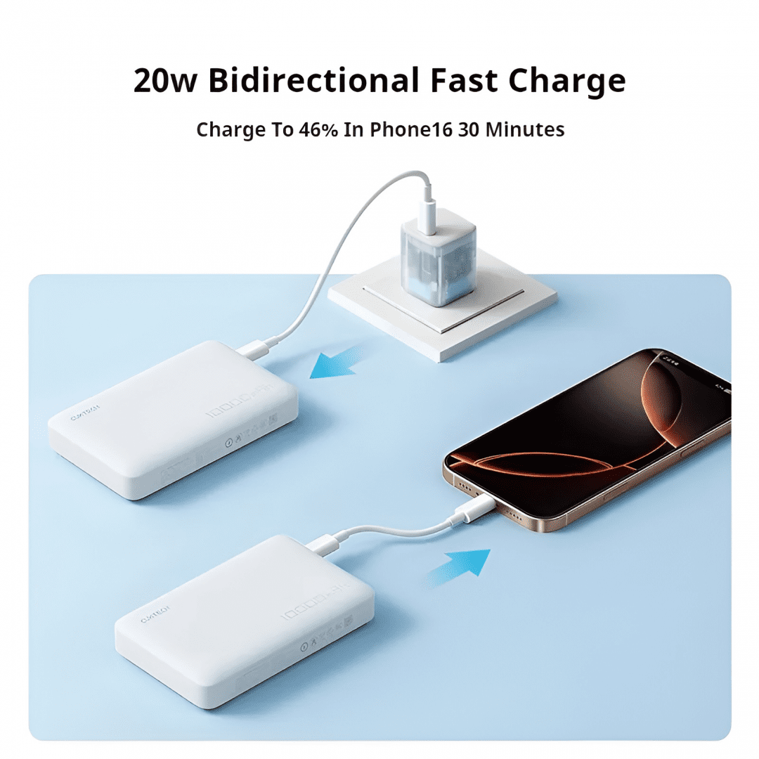 Sạc Dự Phòng Không Dây Đa Năng Cuktech WPB100N 10000mAh 10 Sạc Dự Phòng Không Dây Đa Năng Cuktech WPB100N 10000mAh - Ảnh 10