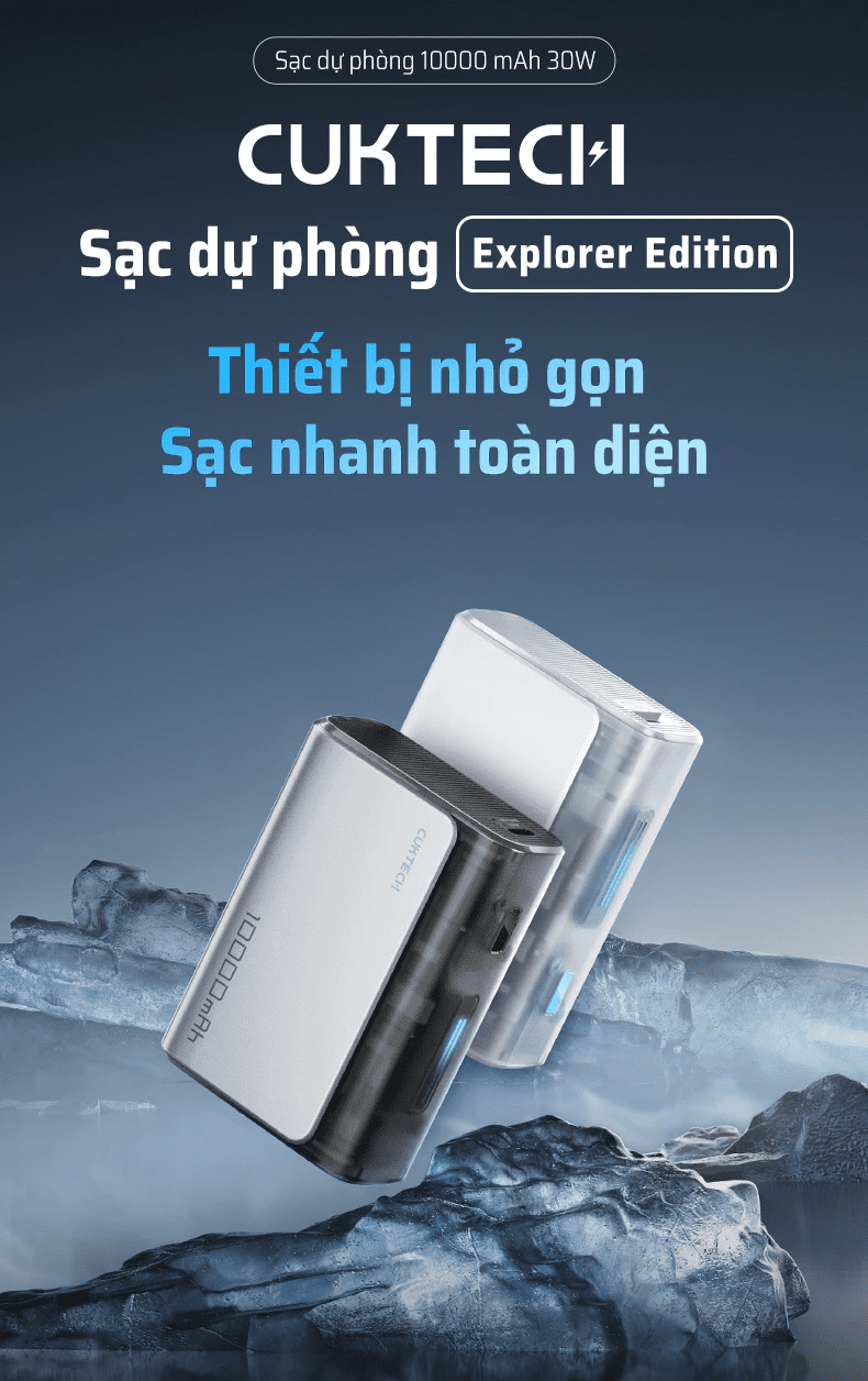 Pin sạc Dự Phòng 10000mAh CUKTECH PB100S 4 Pin sạc Dự Phòng 10000mAh CUKTECH PB100S - Ảnh 4